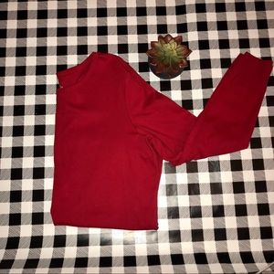 Red long sleeve shirt